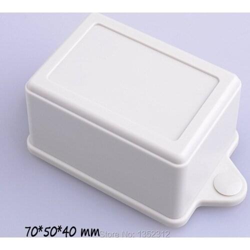 5 pcs/lot 70*50*40mm plastic enclosure box for electronic wall mount abs junction box diy amplifier case PLC instrument box