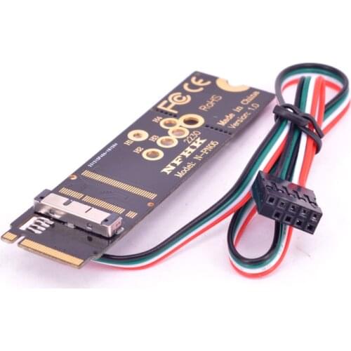 M Key PCIe NGFF M.2 Adapter for Macbook BCM94360CS BCM94331CSAX BCM943602CDP,BCM943602CDP,BCM94360CD WiFi Wireless Network card