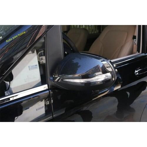 Lapetus Door Side Wing Rearview Mirror Case Cover Trim ABS For Mercedes-Benz V Class V260 W447 2014 - 2017 Auto Accessories