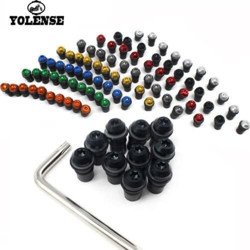 For BMW F650GS R1200R LC K1200S F800GS ADVENTURE 1200 GS 1200 Motorcycle Windshield Bolts Screw Nut Fastener Kit M5 5mm 10PCS