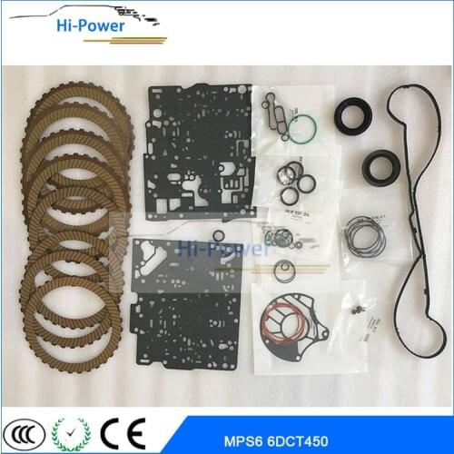 MPS6 6DCT450 Auto Transmission Deluxe Rebuild Kit Clutch Friction Plate for Ford Mondeo & Focus 6-Speed DSG MPS6