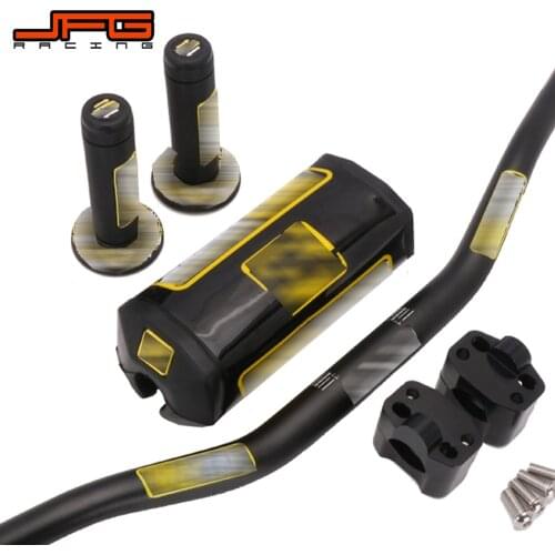 Motorcycle 1-1/8" 28MM Handlebar Handle Hand Fat Bar Pads Grips Clamp Mount For PRO KTM EXC SX XC CRF CRF230F YZF250 WR KLX RMZ