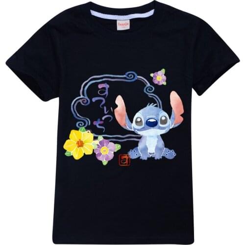 New Summer Girls Kids Cute Cartoon Elephant Print T Shirt Children Baby Boys Cotton Short Sleeve More Style T-shirt Tees Tops