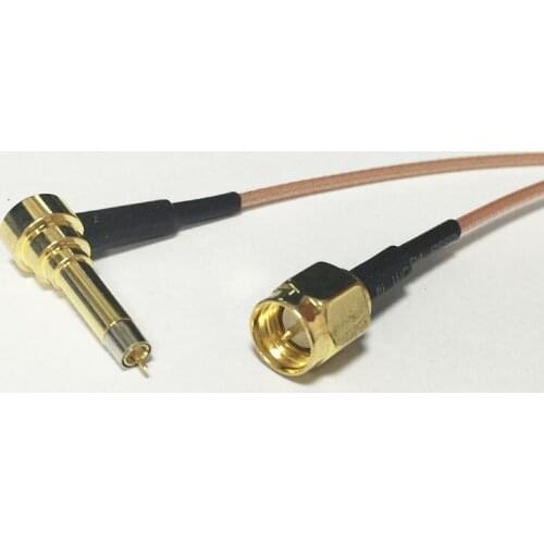New Wireless Modem Wire SMA Male Plug Switch MS156 Right Angle Connector RG178 Cable 15CM 6" Wholesale Fast Ship