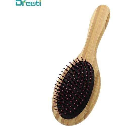 DREWTI Hairbrush comb 2-color Bamboo Massage Scalp Hairdressing Room Styling Tool For All Kinds Of Hair Air Cushion Hair Brush L