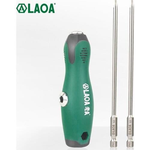 LAOA Multi-Tool Screwdriver Handle, Dual Purpose,Plastic Rubber Handle Lightweight and easy to disassemble