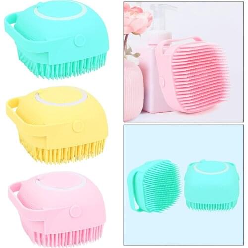 Bath Body Scrubber Bath Skin Cleaning Brush Shampoo Holder Bathing Cleaner Bath Cleaning Brush Bath Cleaning Brush