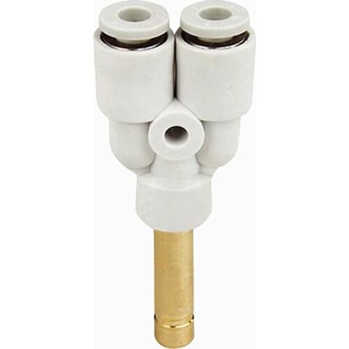 KQ2U/KB2U12-99 Y tee inner and outer diametral pneumatic air pipe connector fast insert fast connector air compressor hose Q303