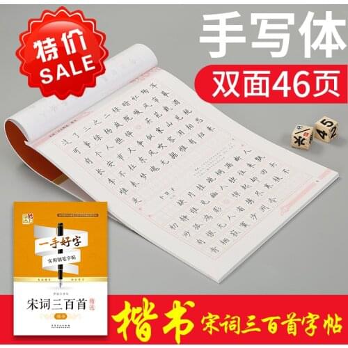 Song Song 300 Adults and children learn Chinese and write a hand-carved copy of beautiful Chinese characters/learn chinese