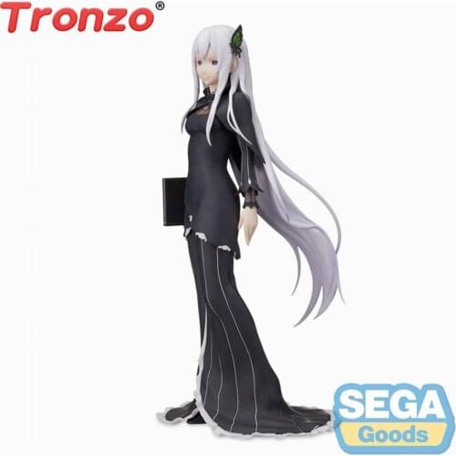 Tronzo Original Sega 23CM Re:Life in A Different World From Zero Echidna Collectible Figurines PVC Model Toy for Anime Lover