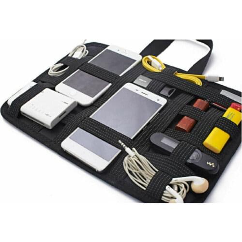 Waterproof Travel Storage Bag Electronics USB Charger Case Data Cable Organizer /BY