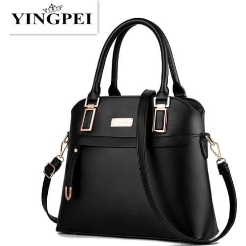 YINGPEI Women Bags Casual Tote Women Messenger PU Leather Handbags Fashion Women Shoulder Top-Handle Bags Designer high quality