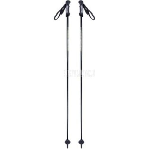 110cm-130cm Ultralight Ski Pole Ultra-Fine Carbon Fibre Snow Skiing Board Pole Portable Outdoor Sport Trekking Stick 1pair