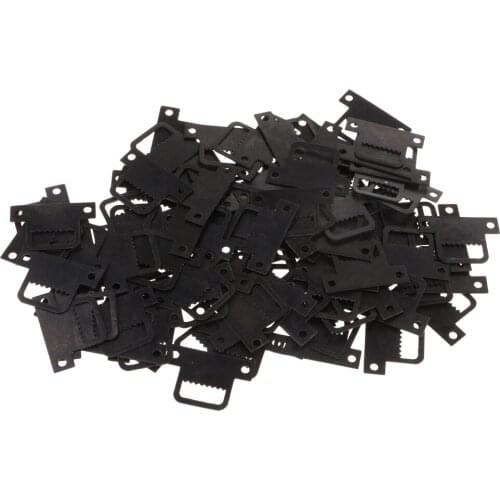 100 Pieces Sawtooth Picture Frame Hanging Hangers Double Hole Hanging Hooks for Home Decoration Creative Picture Frame Hanging