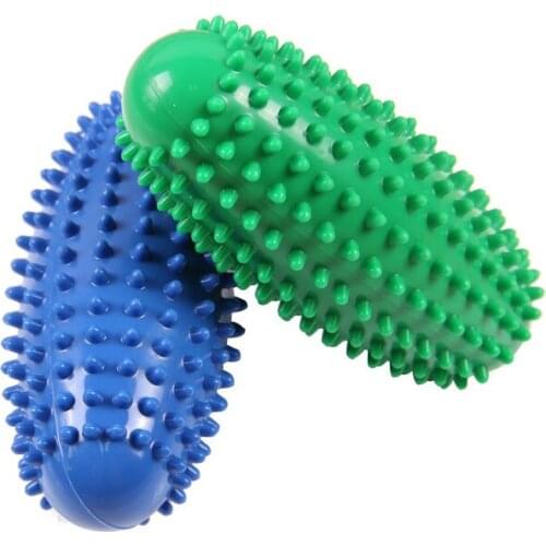 2Pcs Oval Foot Massage Roller Spiky Massage Balls Myofascial Balls Pain Relief Massage Tools