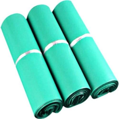 50pcs/Lot Green Courier Bags Frosted Self-Seal Adhesive Storage Bag Matte New PE Envelope Mailer Postal Waterproof Express Bag