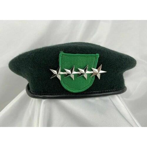 Us Army 9th Special Forces Group Green Beret Officer 4star General Rank Hat armyshop2008