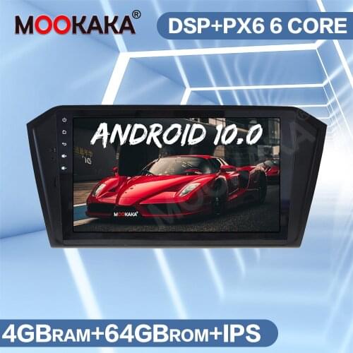 Android 10.0 4GB+64GB Car Radio GPS Navigation For Volkswagen Passat B8 Magotan 2015-2017 Car Auto Stereo Multimedia Player DSP