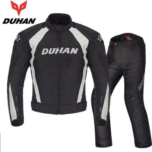 Free shipping 1set Mens Winter Windproof Motocross Off-road Clothing Moto Warm Trouse Body Armor Motorcycle Jacket and Pants