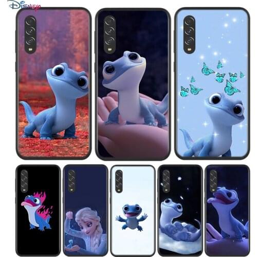 Black Soft Bruni Frozen 2 For Samsung Galaxy A90 A80 A70 A70S A60 A50 A40 A30 A30S A20S A20E A10 A10E Phone Case