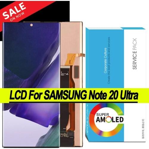 100% Original 6.9'' Display for Samsung Galaxy Note 20 Ultra N985F SM-N985F LCD Touch Screen Digitizer Repair Parts