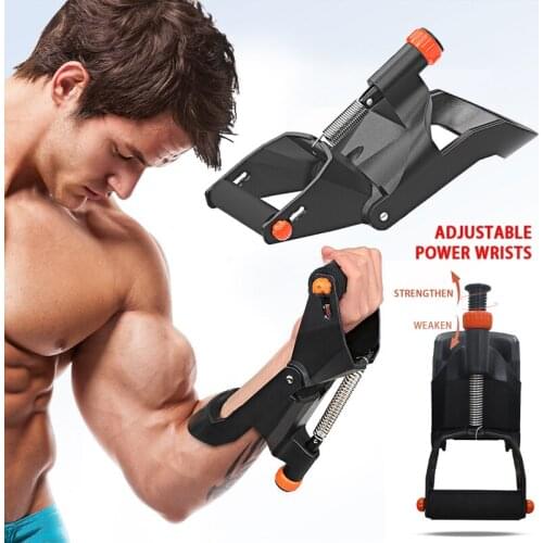 Fitness Arm Trainer Adjustable Power Wrists Power Developer Strength Training Forearm Exercise Equipment Hand Grip Exerciser
