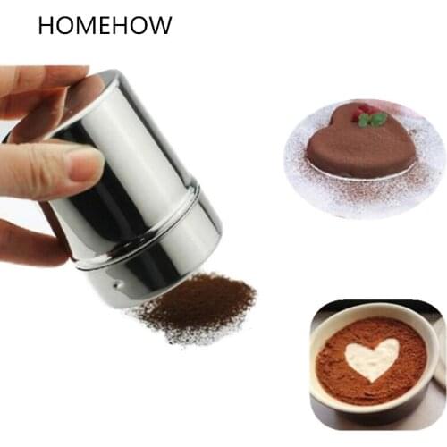 Homehow 1PCS/Set Stainless Steel Flour Sugar Powder Sieve Cake Baking Tools Hand Shaking Cocoa Matcha Powder Sieve