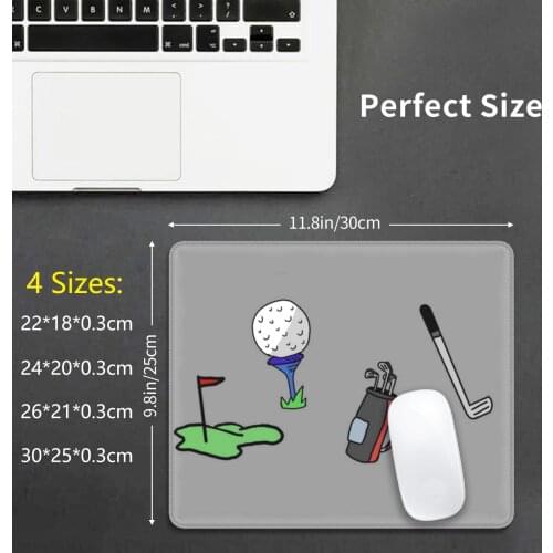Golf Mouse Pad DIY Print Cushion Golf Golf Club Ball Golf Ball Golf Hole Morgan Ayn