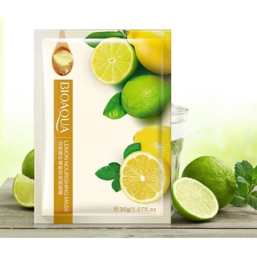 BIOAQUA Natural Facial Mask Wrapped Mask Moisturizing Oil Control Shrink Pores Brighten Face Mask Skin Care