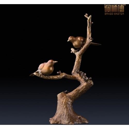 Copper copper ornaments with "master" Home Furnishing Crafts Ornament accessories living room decoration