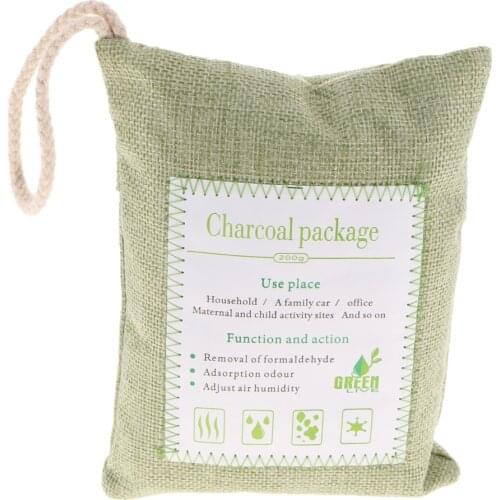 Bamboo Odor Bag (200g) - Natural Air Purifying Freshenes & Odor s for Car, RV, Camper, SUV