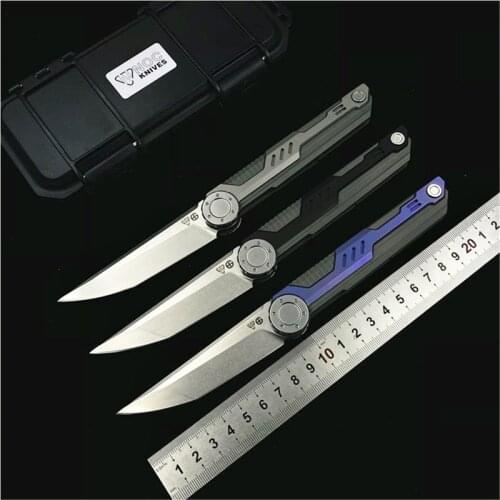 NOC MT-05 Folding knife M390 blade titanium handle camping Cutter pocket knives outdoor Survival knives EDC Tools