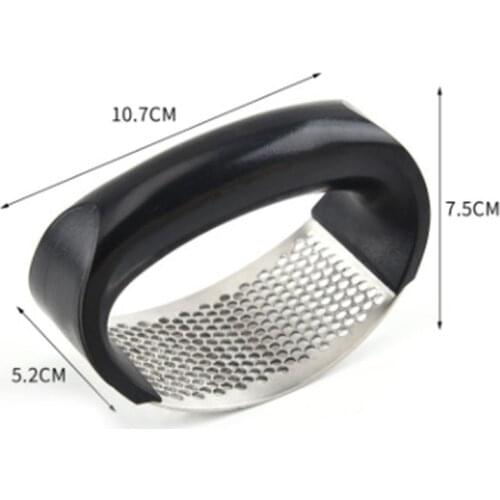 Creative Stainless Steel Garlic Press Manual Garlic Chopper Crusher Ginger Press Kitchen Accessories Vegetable Tools H-01-07