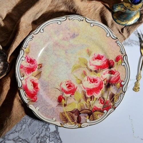 Ins Nordic Tableware Plates Dinnerware Dinner Plates Western Food Plate Spaghetti Plate Western Dessert Plate Personalized Resta