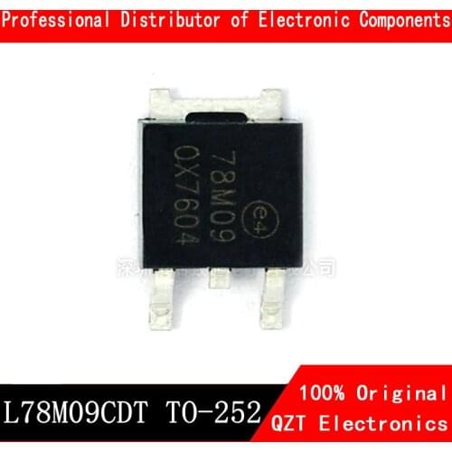 10PCS L78M09CDT TO-252 78M09 SMD L78M09 TO252 Three-terminal regulator new and original