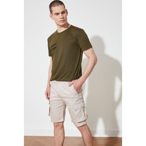 Trendyol Men 'S Cargo Shorts With Pocket & Bermuda TMNSS21SR0620
