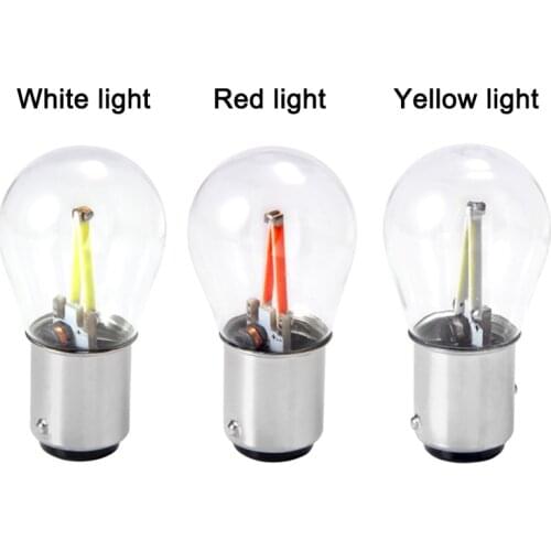 10Pcs DC12V BAY15D LED Brake Light RV LED Filament Lamp Bulb for Car Turn Signal Light Car Styling