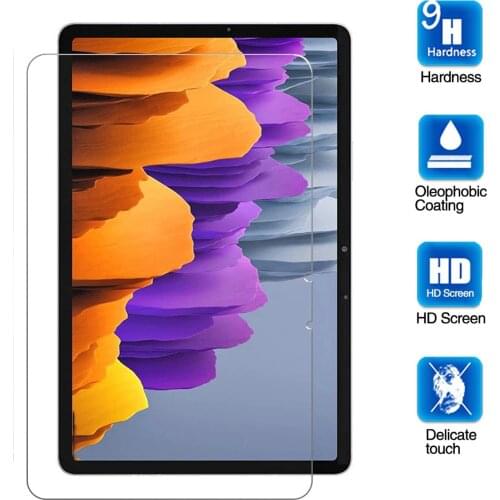 Tempered Glass For Samsung Galaxy Tab S7 + Plus 11 12.4 2020 SM-T870/T875 SM-T970/T975 Full Coverage Screen Protector Film