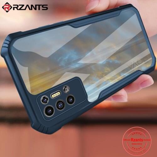 Rzants For Tecno Pova 2 Case Hard Air Bag Protection Slim Thin Clear Crystal Cover