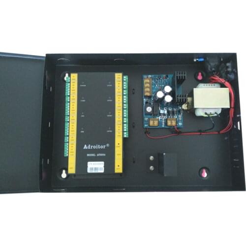 Hi-end 32-bit TCP/IP four Door Control kit , power case with battery space ,support software/ web / smart phone /tablet