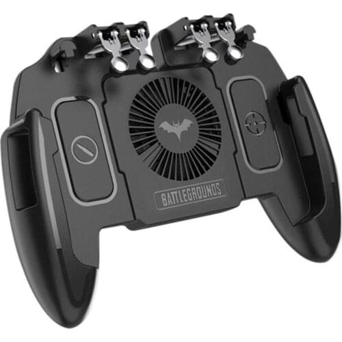Game Controller for MEMO Mobile Phone Game Handle for PUBG Six Finger All-In-One Mobile Controller Game Gamepad L1 R1 Trigger