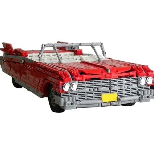 Moc Classic Sports Car Roadster The Veneno Roadster Function Building Block Model Hobby Collectible Bottle Brick Childrens Toy