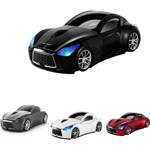 New Computer Mouse Sport Car Wireless Mouse 1600DPI USB Optical Mause Office 3D Mini PC Gamer Mice Portable For Laptop Notebook