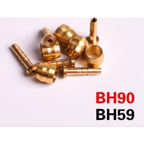 Wholesale 100sets/lot Copper Brake Hose Insert & Olive for SMBH59 - BH59 for SMBH90 BH90 100pcs Olive Head + 100pcs "T" pins