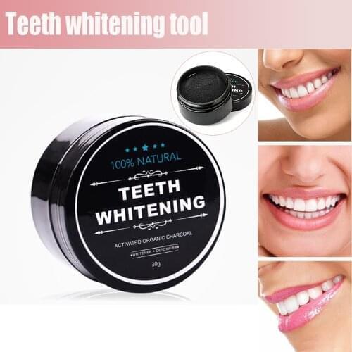 Organic polish coconut Carbon charcoal Teeth Whitening white tooth Powder