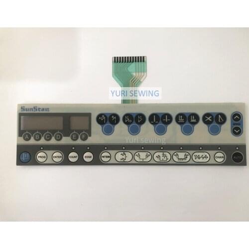 SUNSTAR KM2300 FORTUNA IV program unit borad 02-0000-SE50 operation panel board keypad membrane switch industrial sewing parts