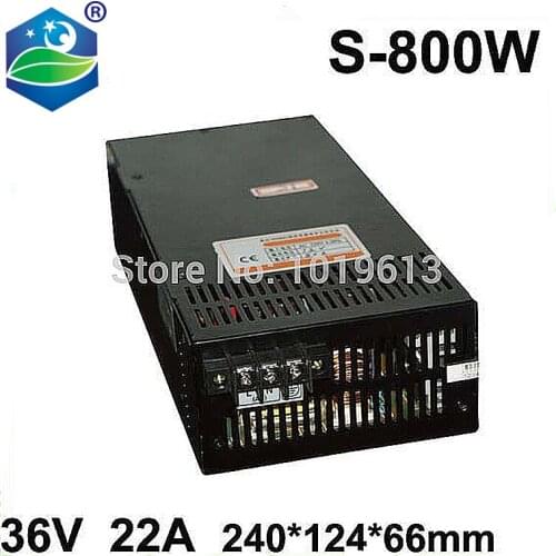 Retail Switching Switch Power Supply for LED Strip light Lights 36V power 22A 800W