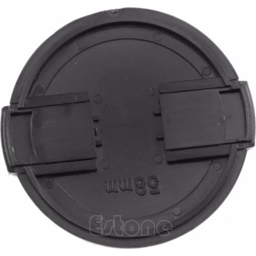 SIV Universal Front Cap 58mm Camera Lens Cap Protection Cover Lens Cover Provide For Nikon/Canon/Sony Pentax Olympus DSLR SLR