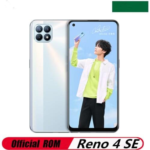 In Stock Oppo Reno 4 SE 5G Cell Phone MTK 720 48.0MP Fingerprint Face ID 6.43" AMOLED 60HZ 8GB RAM 256GB ROM 65W Charger 4300mAh