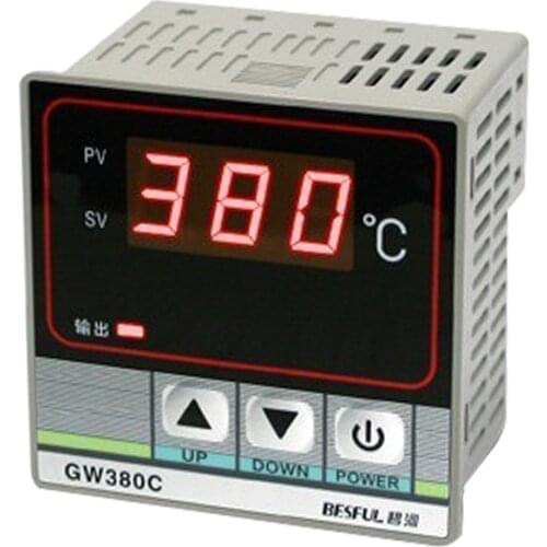 GW380C high temperature intelligent controller 400 degrees digital adjustable thermostat for oven/fryer
